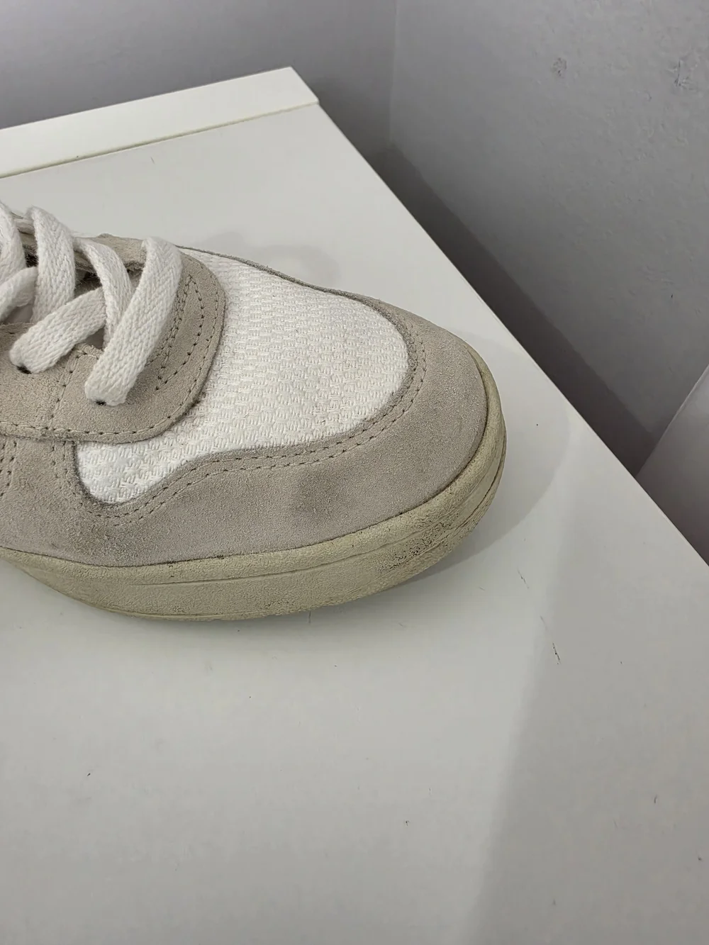 Veja White Nautico V-10 B-Mesh Sneakers Size 8 Women's